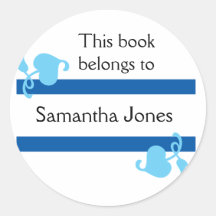 This Book Belongs To Stickers::Blue