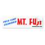 This car climbed Mt. Fuji Bumper Sticker