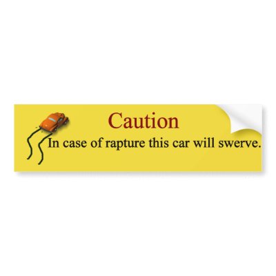This car will swerve - Bumper Sticker