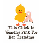 This Chick Wears Pink For Grandma Kids Ringer Tee t-shirts