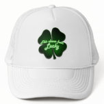 This clover feels lucky too hats