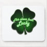 This clover feels lucky too mouse mat