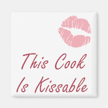 This Cook is Kissable Fridge Magnets