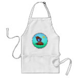 This design features an image of the Planet Earth aprons