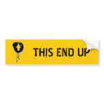 THIS END UP bumper stickers