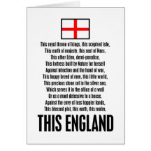 This England Greeting Cards