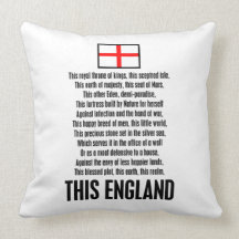 This England Throw Pillows