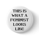 This Feminist buttons