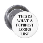 This Feminist buttons