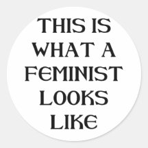 This Feminist Round Sticker