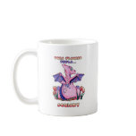 This Flower Feels Squishy cute baby dragon mugs