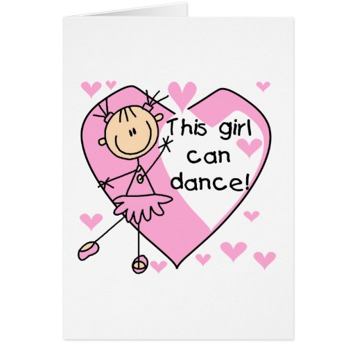 This Girl Can Dance T-shirts and Gifts Greeting Cards