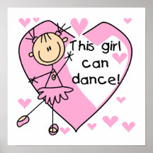 This Girl Can Dance T-shirts and Gifts Print