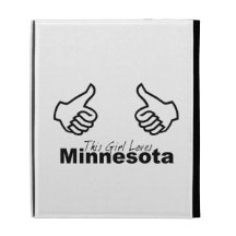 This Girl Loves Minnesota iPad Case
