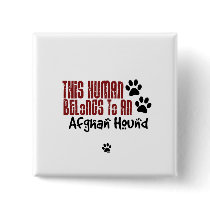 This Human Belongs to an Afghan Hound