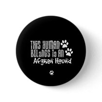 This Human Belongs to an Afghan Hound