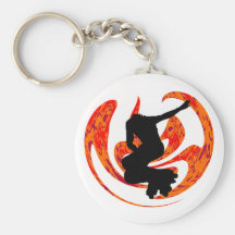 THIS INLINE SKATER KEY CHAIN