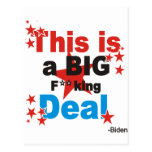 THIS IS A BIG FUCKING DEAL POSTCARD