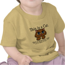 This is a Cat Infant T-Shirts