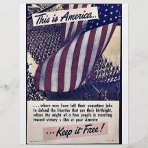 This Is America Keep It Free! Flyer
