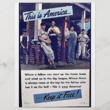 This Is America Keep It Free! Flyer