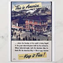 This Is America Keep It Free! Flyer