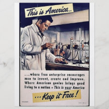 This Is America Keep It Free! Flyer