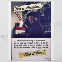This Is America Keep It Free! Flyers