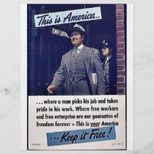 This Is America Keep It Free! Flyers