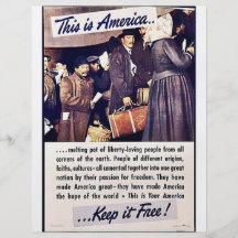This Is America Keep It Free! Flyers