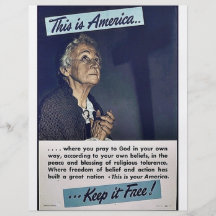 This Is America Keep It Free! Flyers