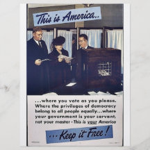 This Is America Keep It Free! Flyers
