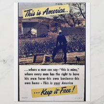 This Is America Keep It Free! Full Color Flyer