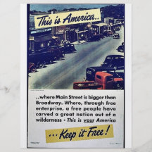 This Is America Keep It Free! Personalized Flyer