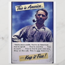 This Is America Keep It Free! Personalized Flyer