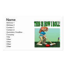 This Is How I Roll 2 Business Card Templates