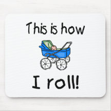 This Is How I Roll (Buggy) Mouse Mats