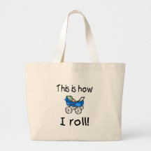 This Is How I Roll (Buggy) Tote Bags