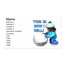 This Is How I Roll Business Card