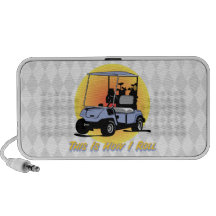 This Is How I Roll Golf Doodle Speaker System