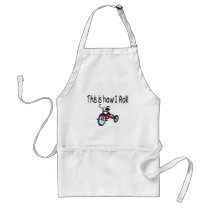 This Is How I Roll (Red Tricycle) Aprons