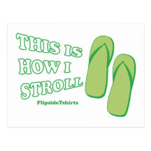 This is How I Stroll Post Card
