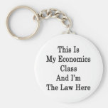 This Is My Economics Class And I'm The Law Here Key Chains