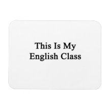This Is My English Class Vinyl Magnets