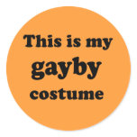 This is my GAYBY Costume stickers