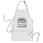 This Is My Gun Permit Apron