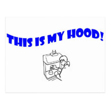 This Is My Hood! Postcard