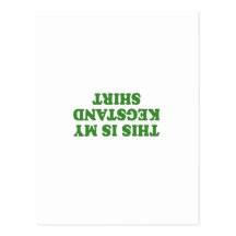 THIS IS MY KEGSTAND SHIRT POSTCARD