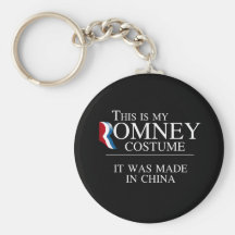 THIS IS MY ROMNEY COSTUME IT WAS MADE IN CHINA -.p Keychain