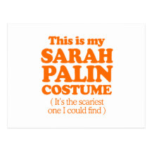 THIS IS MY SARAH PALIN COSTUME POSTCARD
